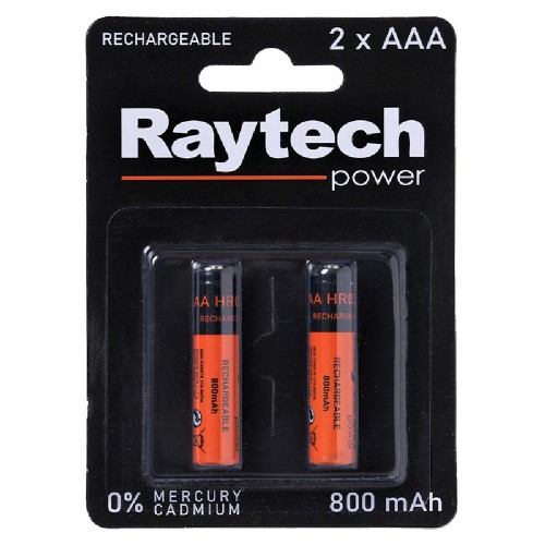 ΜΠΑΤΑΡΙΑ ΕΠΑΝΑΦΟΡΤΙΖ RAYTECH HR03 AAA 800mΑh 2ΤΜΧ